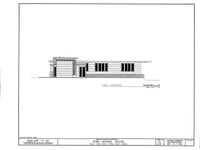 The Pope House, a Frank Lloyd Wright Usonian Home, 2 bedrooms, architectural house plans