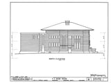 Bogk House, a Frank Lloyd Wright Prairie Home, 5 bedrooms, architectural house plans