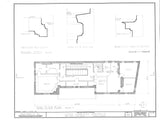 Frank Lloyd Wright Prairie Style home, architectural drawings, Charnley House