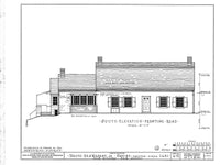 Dutch Colonial Gambrel Roof farmbouse, architectural plans, 3 Bedrooms