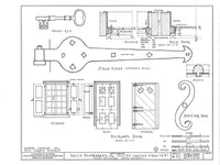 Dutch Colonial Gambrel Roof farmbouse, architectural plans, 3 Bedrooms