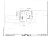 Frank Lloyd Wright's Prairie Style Robie House - 25 Sheet set of PRINTED plans