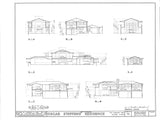Prairie Style Home, Frank Lloyd Wright's Steffens House, architectural plans