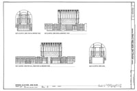 Frank Lloyd Wright's Dana House, Prairie Style home, detailed architectural plans