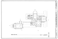 Frank Lloyd Wright's Dana House, Prairie Style home, detailed architectural plans