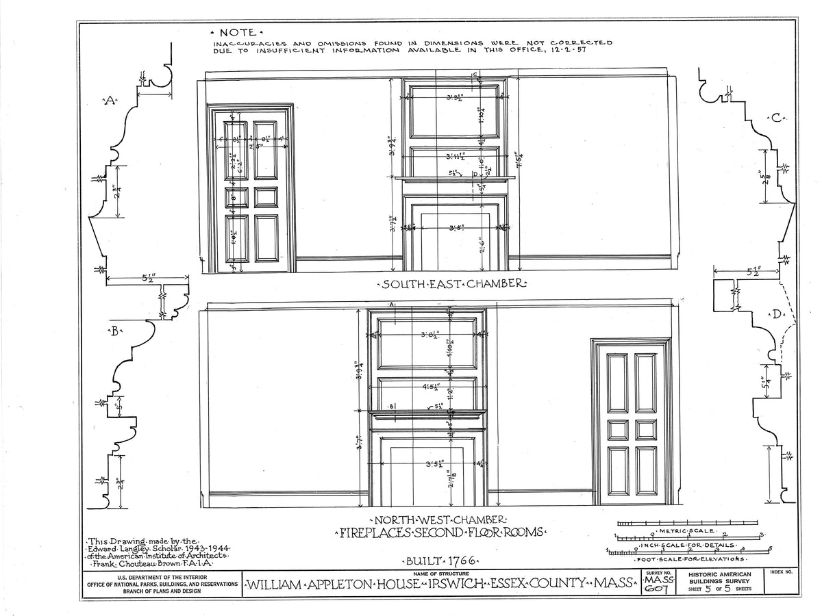 Timber framed Gambrel roof house plans, printed architectural plans, N ...