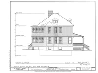 Shingle Style, large porch, spacious 3 bedroom 2 bath home, architectural plans