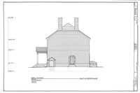 Kenmore Plantation, traditional colonial house, 4+ bedrooms, printed home plans