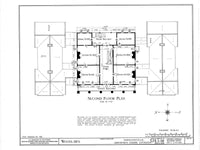 Woodlawn Plantation, LA, architectural plans, traditional southern style home