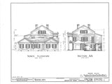 Woodlawn Plantation, LA, architectural plans, traditional southern style home