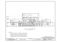 Woodlawn Plantation, LA, architectural plans, traditional southern style home