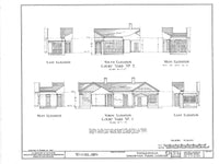 Woodlawn Plantation, LA, architectural plans, traditional southern style home