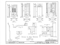 Woodlawn Plantation, LA, architectural plans, traditional southern style home