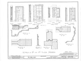 Woodlawn Plantation, LA, architectural plans, traditional southern style home