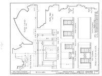 Woodlawn Plantation, LA, architectural plans, traditional southern style home