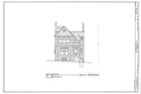 Narrow Lot Victorian Romanesque style home, architectural plans, 3 bedrooms