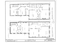 Romanesque style town house, architectural drawings, stone details, 4 bedrooms