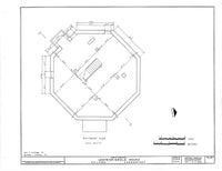 Victorian Octagon House basement floor plan Historic American Homes