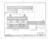 Dutch Colonial house plans, detailed blueprints, New England home