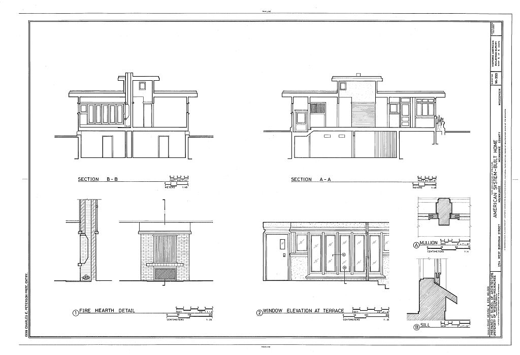 Frank Lloyd Wright House Floor Plans | Historic American Homes brand