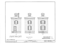 Victorian Octagon House elevations 2 stories Historic American Homes