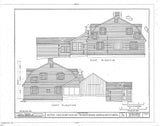 Dutch Colonial house plans, detailed blueprints, New England home