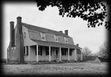 Traditional Dutch Colonial farmhouse, wide porch, printed architectural plans