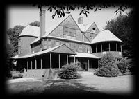 Historic American Homes Shingle Style House architectural drawings black and white photo