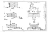 historic american homes architectural elevation drawings of a log cabin