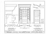 Wood and Stone Colonial Style cottage, historic house plans, walk out basement