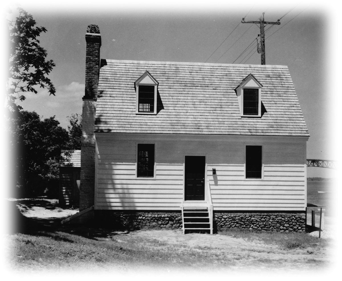 Yorktown historic colonial cottage - wood/timber frame home plans, 2 b ...