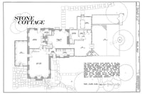 Dutch Colonial stone Farmhouse, architectural home plans, 4 bedrooms, sun room