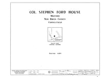 Early Colonial timber framed house, 4 bedrooms, printed architectural plans