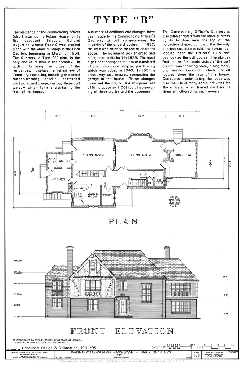 Spacious Tudor Revival Style home, brick, many bedrooms, detailed hous –  Historic American Homes, image size:800x1200