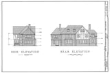Tudor Revival Style House Plan