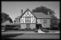 Tudor Revival Style architectural home Plan