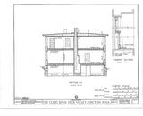 architectural section drawing octagon house Historic American Homes