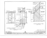 architectural stair detail drawing octagon house Historic American Homes