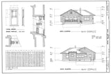 Small Home Designs, Brick Bungalow, stucco, printed architectural plans